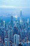 View of Hong Kong from Victoria Peak, China