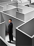 Businessman in Maze