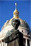 Abraham-Lincoln-Statue vor West Virginia Kapitol, Charleston, West Virginia, USA