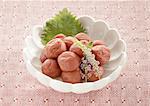 Pickled plums