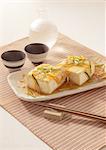 Fried tofu with vegetable sauce