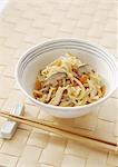 Shredded and dried daikon radish simmered in soy sauce