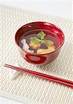 Japanese clear broth soup