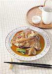 Simmered sea bream
