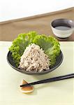 Tuna dressed with mayonnaise