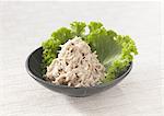 Tuna dressed with mayonnaise