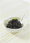 Simmered wasabi leaves in soy sauce