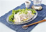 Boiled pork salad