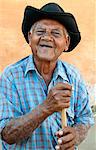 Alter Mann in Trinidad, Kuba, Karibik