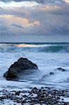 Early morning at Widemouth Bay, Cornwall, Uk
