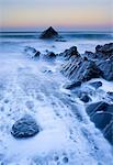 Sonnenaufgang in der Sandymouth Bucht, Cornwall, UK