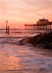 Southwold Pier im Morgengrauen, Suffolk, UK