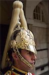 England, London. A Guardsman in the Household Cavalry.