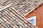 Roofs of Roussillon, Provence, France