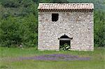 Provence, Frankreich. Einer traditionellen Steinbau in Südfrankreich