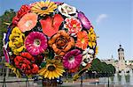 Lyon; France. Flower sculpture in Place Bellecourt