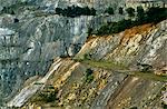 Ghana,Ashanti Region,Obuasi. Open cast Gold mine at Obuasi.