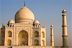 Le mausolée du Taj Mahal, Agra. Inde