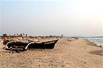 India; Goa. Morjim Beach.