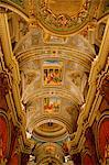 Europe, Malta, Vittoriosa; The Interior of a Parish Church during the feast of the patron, St. Lawrence