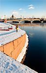 Saint-Pétersbourg en hiver, Russie