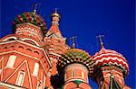 Russland, Moskau; St.Basil der Kathedrale. Legende sagt, dass der Architekt war geblendet, so dass er alles so schön aufbauen konnte nicht