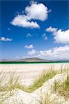 Seilebost beach, île de Harris, Hébrides, Écosse, RU