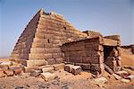 Sudan, Begrawiya. The ancient Nubian Pyramids.