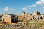 Syria, between Aleppo and Hama. Roman tavern in the dead city of Serjilla.