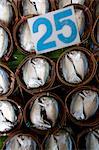 Bangkok, Thaïlande. Poissons à vendre dans un marché à Bangkok