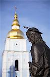 Christusstatue auf Gelände des Klosters St. Michael, Kiew, Ukraine