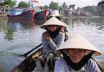 People in rowing boat, Nha Trang, Vietnam