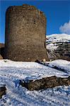 Pays de Galles, Gwynedd, Snowdonia. Dolbadarn Castle, un des grands châteaux construits par les princes gallois au XIIIe siècle