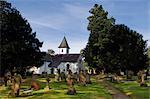 Pays de Galles, Wrexham. Église paroissiale de St Mary, Whitewell - une église de l'église d'Angleterre au pays de Galles.