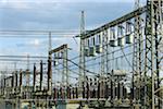 Fence, Electrical Substation, Franconia, Bavaria, Germany