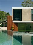 Kaplan Wright House, piscine de Los Angeles. Architectes : Susan Minter