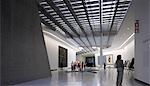 Interior exhibition space at the MAXXI, National Museum of 21st Century Arts, Rome. Architects: Zaha Hadid Architects