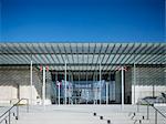 California Academy of Sciences. Steps up to Entrance. Architects: Renzo Piano Building Workshop