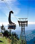 British Columbia, Vancouver, Grouse Mountain Skyride cable-car