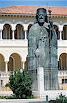 Statue de l'archevêque Makarios devant le Palais de l'archevêque