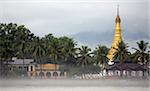 Katha Pagoda on Ayeyarwady River