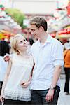 Young Couple Sightseeing In Japan