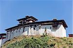 Asie, Bhoutan, Wangdue Phodrang Dzong, fondée en 1638 par la Zhabdrung