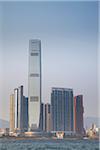 West Kowloon Cultural District with ICC building, Kowloon, Hong Kong, China