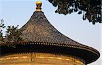 Chine, Beijing. Construit entièrement en bois sans clous, la salle de prière pour les bonnes récoltes, centre du Temple du ciel (ou Tiantan) ensemble.