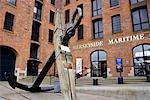 Merseyside Maritime Museum, Albert Dock, aufgeführt als Weltkulturerbe von der UNESCO, Liverpool, England.