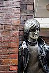 England, Liverpool, John Lennon Statue in Mathew Street