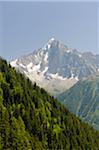 France, Rhone Alpes, la vallée de Chamonix, Les Dru