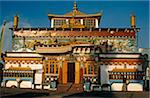 India, West Bengal, Ghoom, nr Darjeeling. The Yiga Choling Monastery (aka Old Ghoom Monastery.)