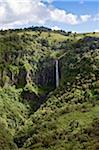 Au Kenya, les impressionnantes chutes de Gura diminue de plus de 1 000 pieds de marécages des montagnes Aberdare au Kenya.